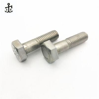 SUS304 Stainless Steel A2 Spare Parts Fasteners ISO 4014 Hexagon Head Bolts Made in China