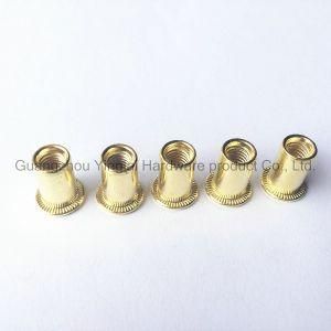 Copper /Brass Flat Head Riveted Nuts M4m/M5/M6/M8