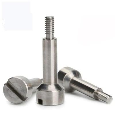 Manufacturer Customized Stainless Steel Cylindrical Head Slotted Shoulder Screws