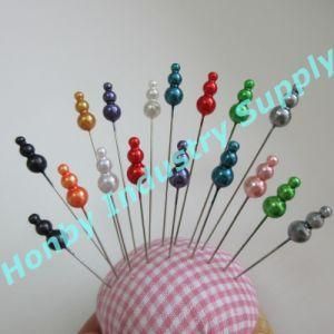 60mm and 93mm Triple Gourd Shape Head Pins