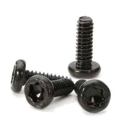 Small Black Zinc Plated Pan Head Torx Drive Machine Screw