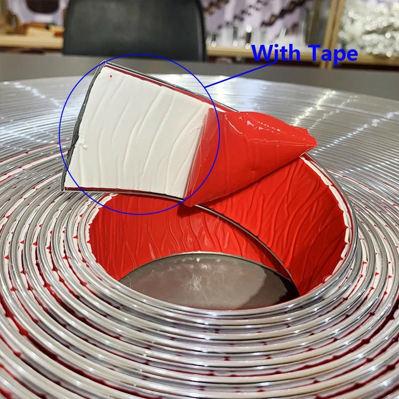 18 25 50 75mm Gold Silver PVC Furniture Decorative Strip Sofa Base Edge