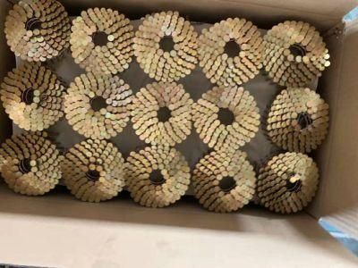 Yellow Zinc Plated Wire Coil Roofing Nail