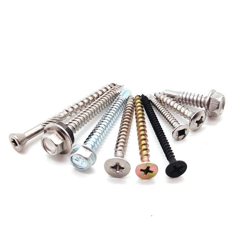 DIN571 Hex Head Self Tapping Drywall Screw in Zinc Plated