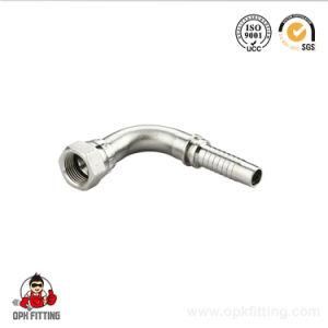(87643) Fitting 45 Degree SAE Flange 6000 Psi Interlock Hose Fittings