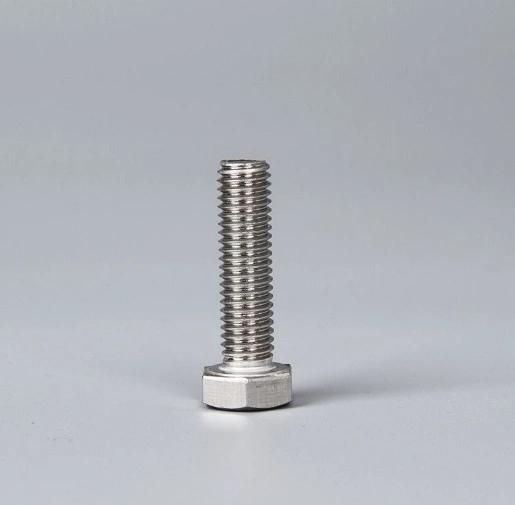 DIN933 Full Threaded Hex Head Bolt with Stainless Steel