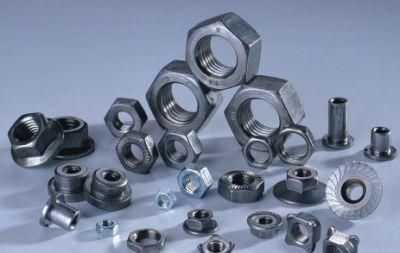 Zinc Plated/Galvanized - Grade 2h - 1-5/8 - A194 - Nut - Carbon Steel - Swrch35K/45#