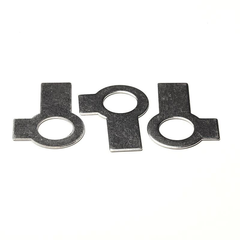 M3 - M52 Stainless Steel DIN 463 Tab Washers with Long Tab and Wing