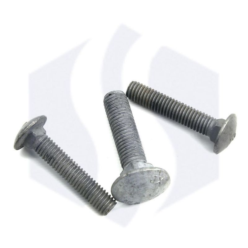 ASME B18.5 Black Electrophoretic Coating 8.8 Grade Carriage Bolt