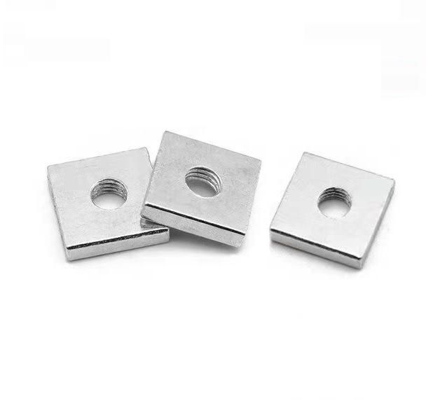 DIN562, Hex Thin Nut, Square Nut, Zinc Nut, Yellow Nut, Black Nut 4.8 8.8 12.8 Galvanized Nut