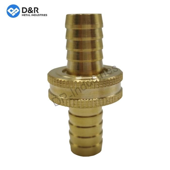 Pneumatic Air Quick Connect Swivel Nut Female Thread 3/4X3/4 Brass Hose Barb Fitting