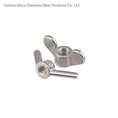 A2-70 A4-70/80 SS304/316 Chinese Manufacturer High Quality Fastener Wing Nut