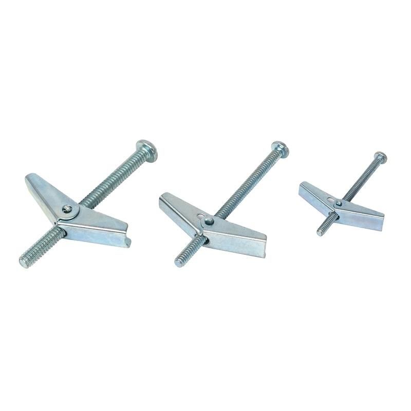 Galvanized Butterfly Toggle Anchor with Screw