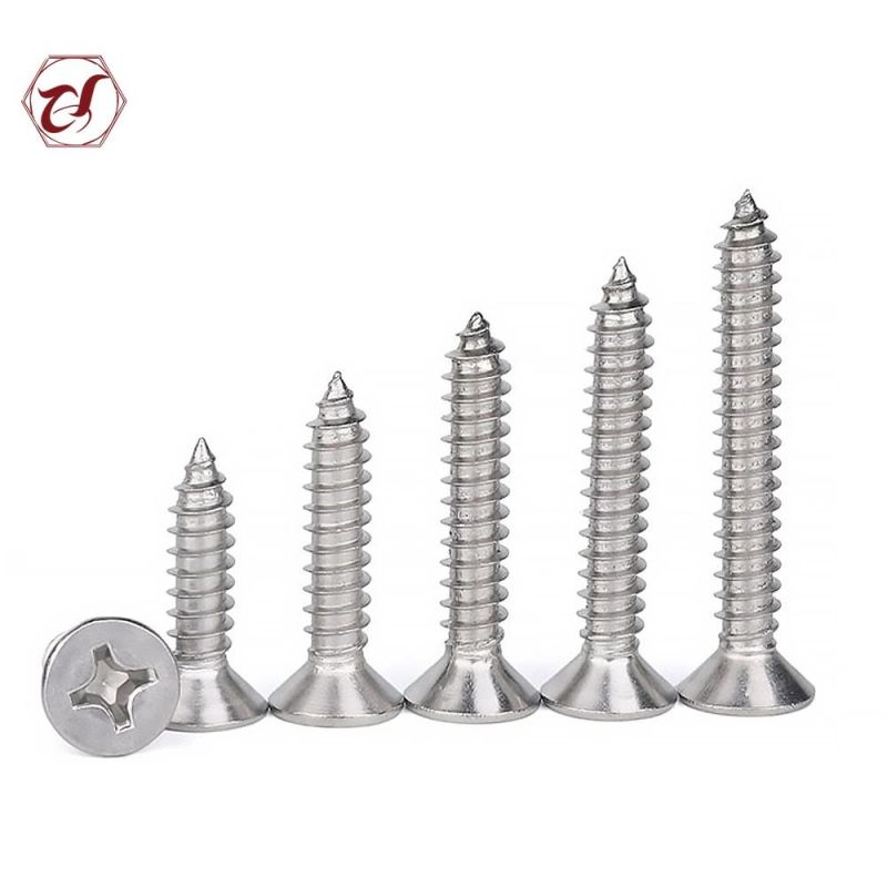 DIN7982 Pan Head A2 Tapping Screws Stainless Steel Screw