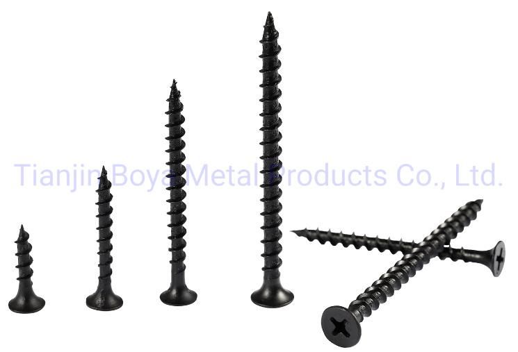 3.5*25mm/C1022A/Bugle Head Black Phosphate Anti Corrosion Drywall Sscrew