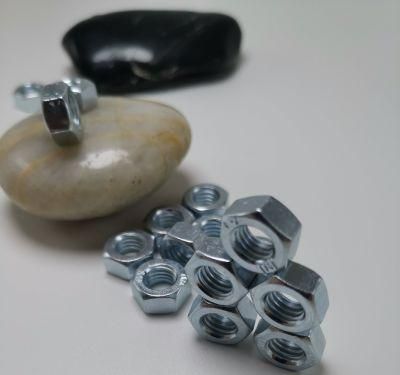 White Zinc Plated and 4.5.8 8.8 and 10.9 Grade Hex Nut in DIN934