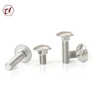 Stainless Steel DIN603 Mushroom Head Square Neck Bolts Carriage Bolt