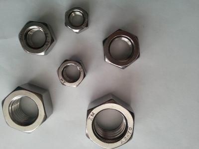 DIN 934 M10 Hexagon Nuts in Stainless Steel Fasteners and Ti Ta2 Nuts