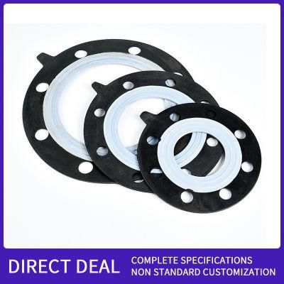 PTFE + EPDM Composite Rubber Gasket Pipe Plastic Sealing Flange Rubber Flange Gasket