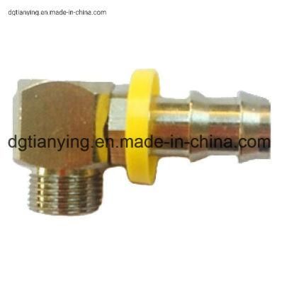 Nickel Plated Brass Staubli Male Thread Pipe Hose Nipple