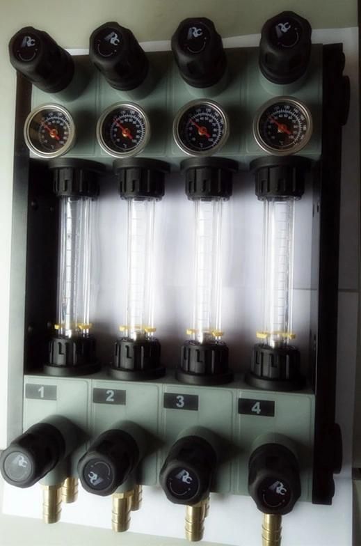 Plastic Water Flow Regulator Manifold for Injection Molding Machine