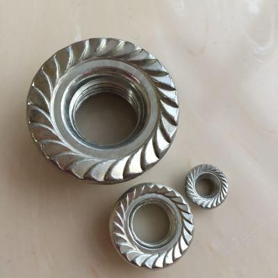 Factory Direct Fastener Flange Nylon Lock Nut M20 M16 DIN6923