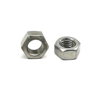 M5 SS304 Stainless Steel A2-70 DIN934 Hex Nut Hexagon Nut with Coarse Thread Fine Pitch Thread