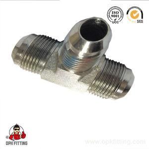 Jic Male 74 Cone Tee Adapter Hydraulic Tube Fitting (AJ)