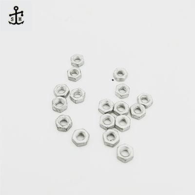 Small Size Dacromet Hexagon Thin Nut DIN749 Made in China
