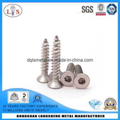 304 Stainless Steel Countersunk Socket Head Hexagon Screw