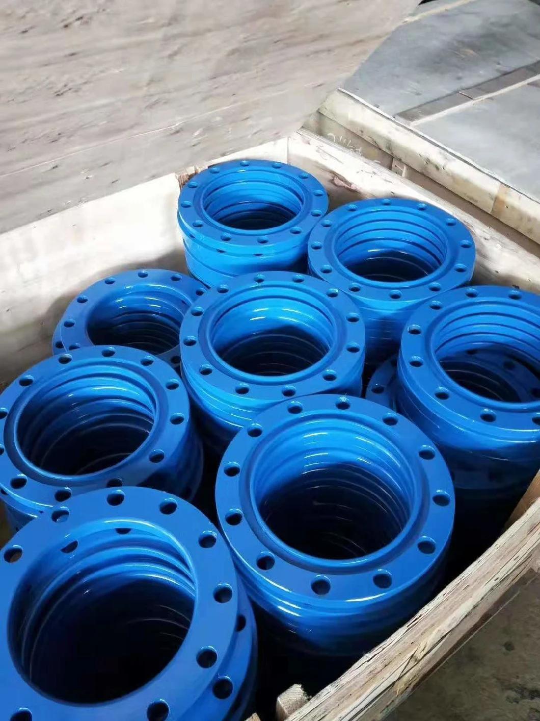 PE Coating ASTM A350 Lf2 Flat Face Blind Flange