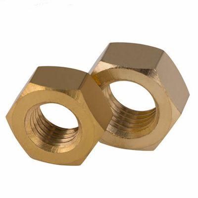 Made in China DIN934 Yellow Copper Brass Hex Nut