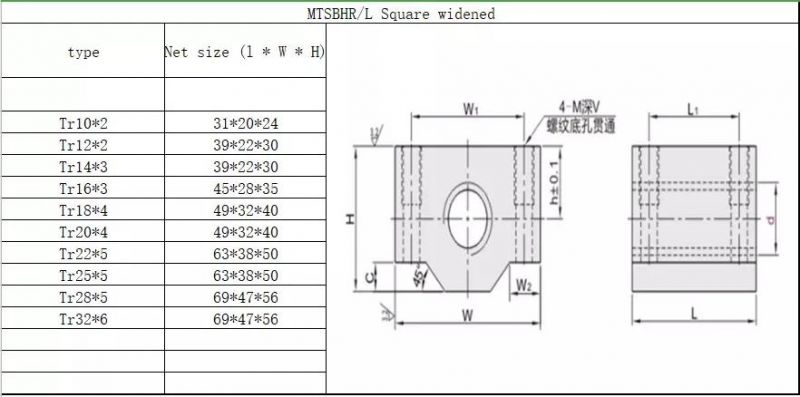 Left and Right Hand Thread 6mm Trapezoidal Lead Screw