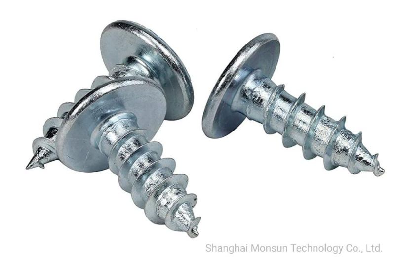 Clear Zinc Washer Head Fine Thread Self-Tapping Screw