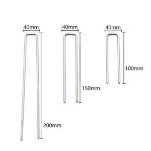 China Manufacturer U Type Nails Galvanised Netting Fencing Garden Ricoh Staples for Furniture