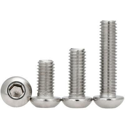 ISO 7380 Cup Allen M2 M3 M4 M5 M6 M8 M10 Stainless Steel Hex Drive Hexagon Socket Round Button Head Machine Screws