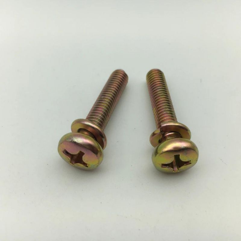 Sems Screw Round Head Phillip Screw Assemble Washer