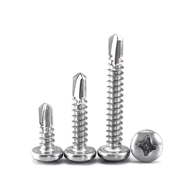Steel Square Pan Head Self-Drilling Screw with Zinc Plating