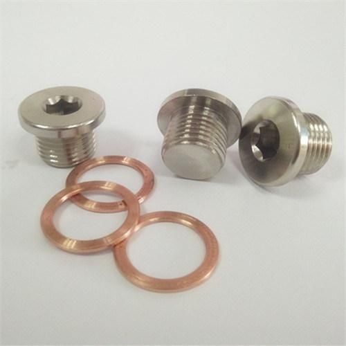DIN Hydraulic Nickel-Plated Brass Blanking Plugs for Hasco Mold Parts