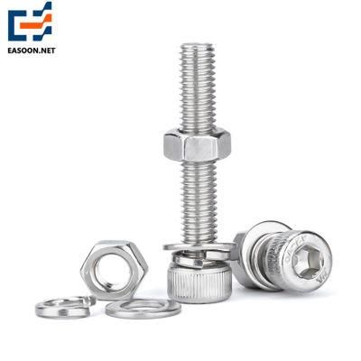 M12 Knurling Allen Key Head Bolt Full Thread Cap Head Bolt