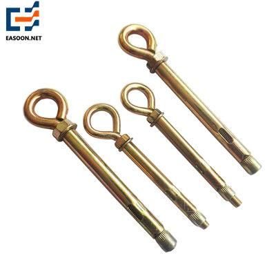 Heavy Duty Eye Hook Sleeve Anchor Concrete Expansion Anchor Bolt Zinc Plated. Galvanized Sleeve Anchor Bolt Expansion with C Hook Eye Hook