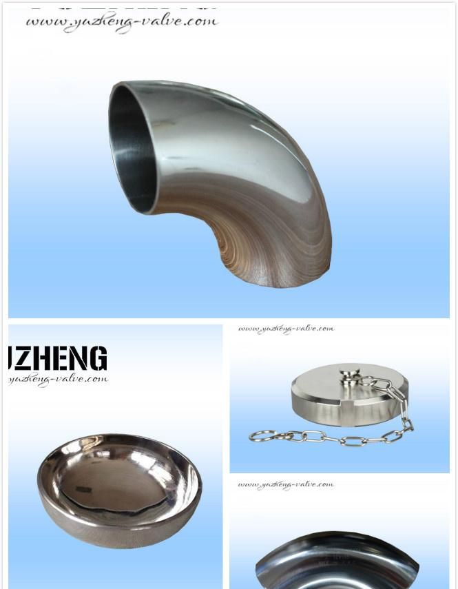 Sanitary Mirror Polished Long Type Elbow