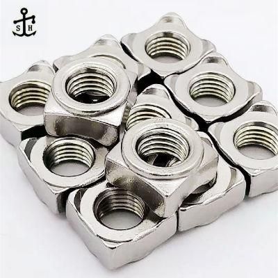 Factory Wholesale Ss Stainless steel SUS304 Square Weld Nut DIN 928 A2-70