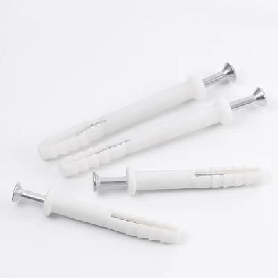 Plastic Expansion Plug with Set Screw Nail Hanging Cabinet Pull-out Screw Cabinet Fixing Screw