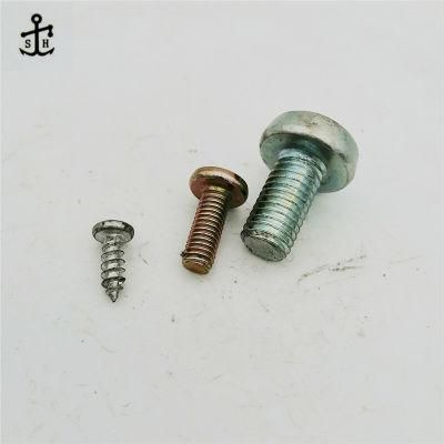 Carbon Steel Cross Recessed Pan Head Self Tapping Screw for Window Hardware Accessories