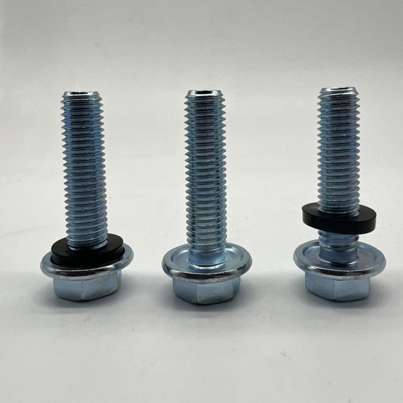 DIN6921 Flange Screw Flange Bolt M10X40 for Silo