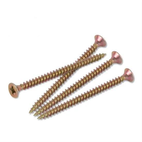 Low Price White Zinc Plated Pozi Drive Chipboard Screw