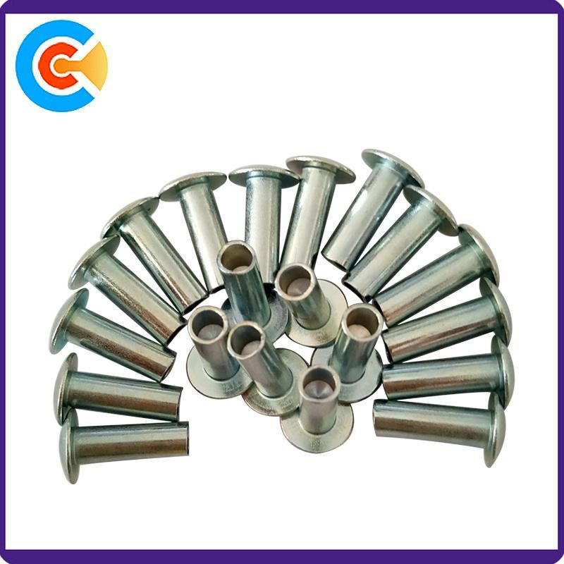 Factory Customized Made Zinc Plated Steel Round Head Rivet