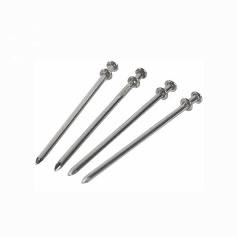 High Quality Duplex/Double Hat Polished Nail