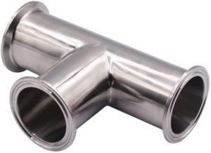 Stainless Steel Pipe Tri Clamp Tee 3 Way NPT Thread Elbow Union Electrical Conduit Fittings